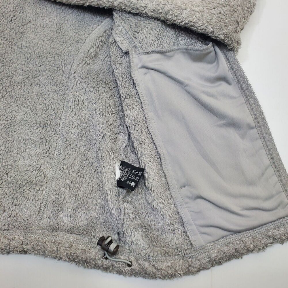 Cabela's Soft Fuzzy Fleece Polartec Jacket Light Gray Womens M Full Zip - Picture 6 of 15